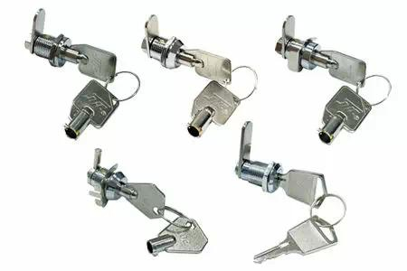 12mm外徑鉚死型檔片鎖 (含4pin珠子銅管鑰匙)