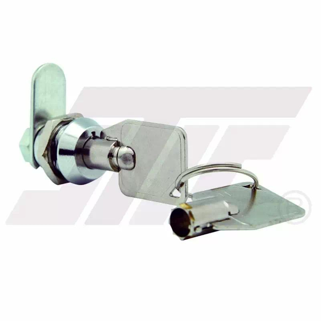 12mm外徑螺母型檔片鎖 (含7pin珠子銅管鑰匙)