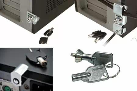 鑰匙型電腦主機集線固定鎖