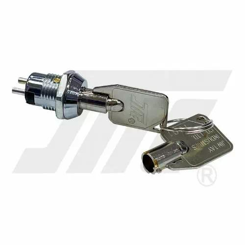 12mm二段式外徑4珠電源鎖 (含圓管鑰匙鎖開關)