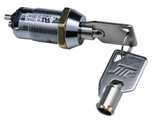 S202Z S202ZA 19mm 外徑UL認證高安全性電源鎖含圓管銅鑰匙鎖開關