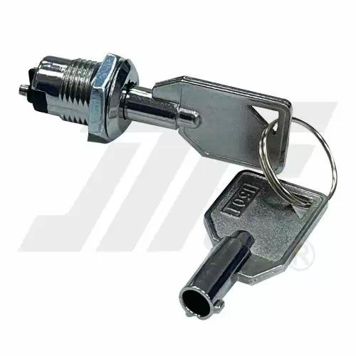 12mm外徑仿珠設計電源鎖 (含圓管鋅合金鑰匙鎖開關)