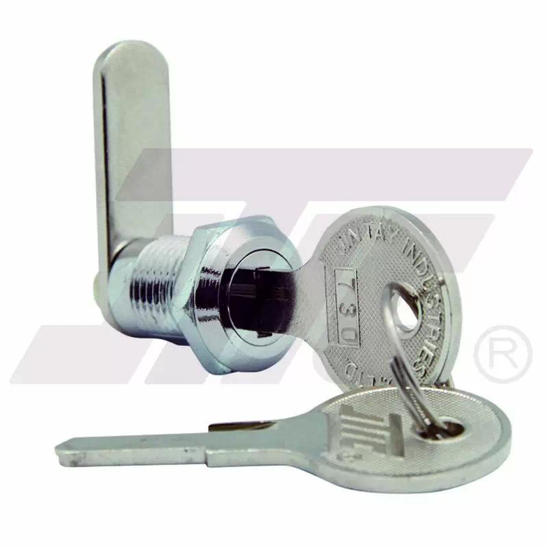 12mm外徑多組排片設計檔片鎖 (含單邊銑齒銅鑰匙)