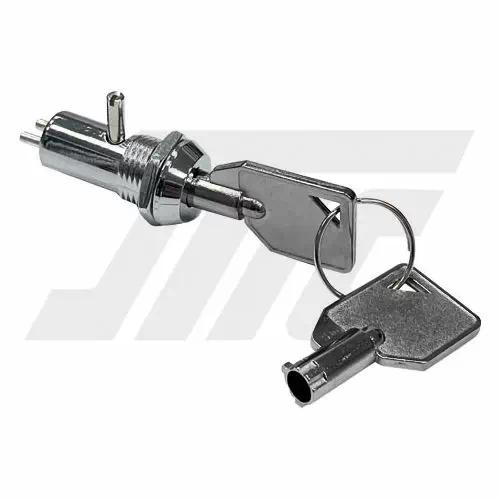 12mm外徑雙功能4排片設計電源鎖 (含檔桿功能鐵棒)