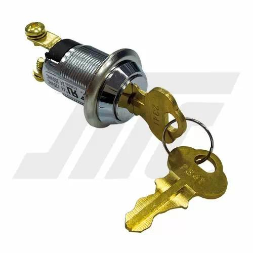 19mm外徑UL認證電源鎖 (含雙邊銑齒銅鑰匙鎖開關)